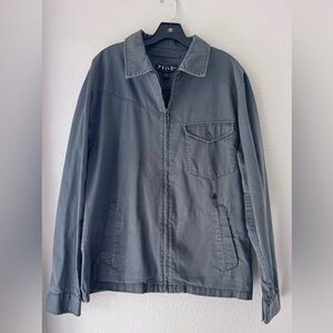 Vintage Y2K Volcom Men's Slate Gray Shirt Jacket Size XL